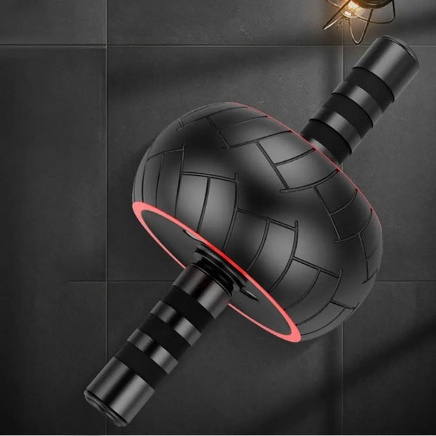 Ergonomic Grip Abdominal Workout Roller Single-wheel Strong Load Bearing Ab Roller Wheel Strengthen Muscle Non-slip