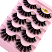 NEW 5pairs Classic Hybrid Volume Lashes New Arrival Wispy D Curl Short Russian Strip Lashes Makeup False Eyelashes