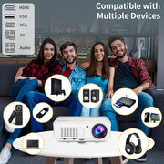 4K 10000 Lumens Android Beamer Projector Outdoors Full HD 1080P 8K Video Dolby Audio Home Theater WiFi Portable Proyector