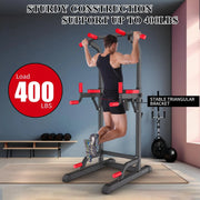 Power Tower Dip Station,Multi-Function Pull Up Adujustable Height Up 85.5" for Home Gym Strength Training Fitness Equipment,400L