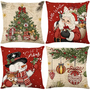 45cm Christmas Decorations Christmas Cushion Cover Pillowcase 2024 for Home Ornament Xmas New Year Christmas Decor 2025 home