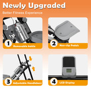 Vertical Stair Climber Stepper for Home Gym - Full-Body Workout, Compact Folding, Cardio Exercise Machine