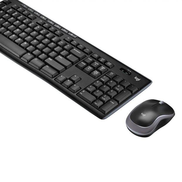 Logitech Wireless Keyboard and Mouse Combo for Windows, 2.4 GHz Wireless, Compact Mouse