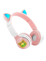 Headset Bluetooth headphones with vibrant RGB lighting effect, high battery life and low latency wireless Bluetooth headphones