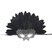 Most Popular Halloween Colorful Feather Mask Carnival Photography Cosplay Costume Perfect Cocktail Headpieces for Women Ladies