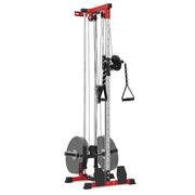 LAT Pulldown Machine,Multi-Functional Cable Machine with High and Low Pulley Station,Row Cable Machine Home Gym with Leg Support