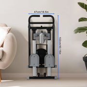 Vertical Stair Climber Stepper for Home Gym - Full-Body Workout, Compact Folding, Cardio Exercise Machine