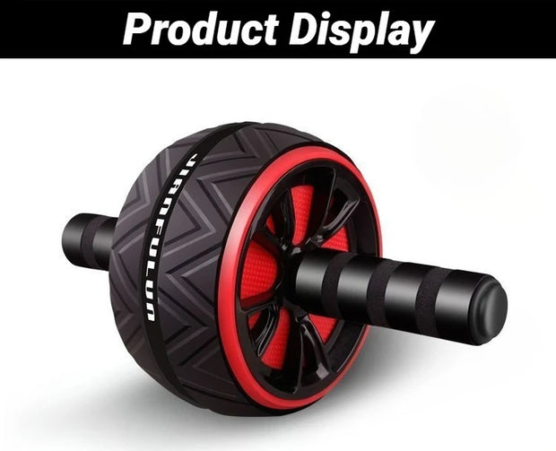 Ab Roller Wheel For Abs Core Workout Non-Slip Home Gym Fitness Equipment Men Women Abdominal Training Exercise