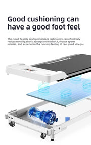 Electric treadmill household small female silent men's gym special family indoor shock absorption folding household model