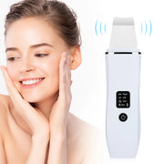 Ultrasonic Skin Scrubber Peeling Shovel EMS Microcurrent Ion Acne Blackhead Remover Face Deep Cleansing Facial Lifting Devices