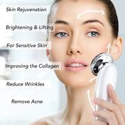 7 in 1 Face Lifting Device EMS Microcurrent Skin Rejuvenation Light Therapy Anti Aging Wrinkle Beauty Device Skincare Tools