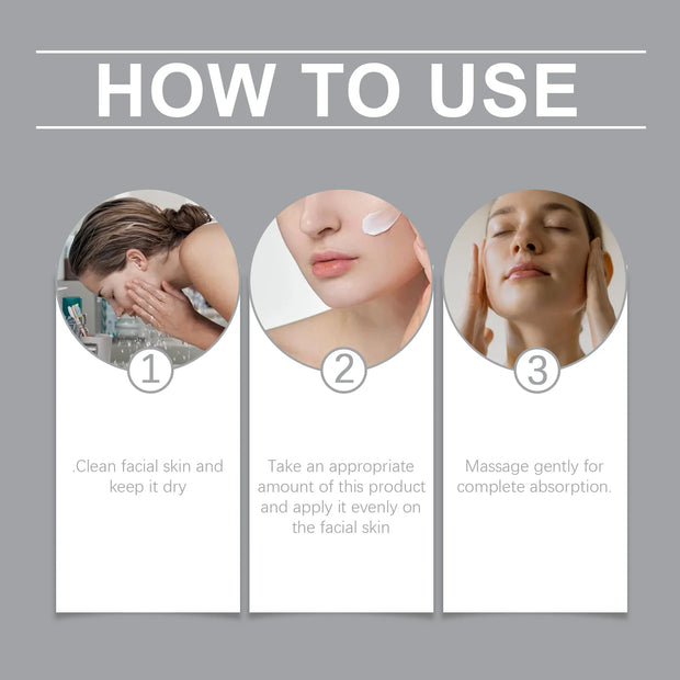 Tripeptide Lipid Facial Cream Ceramide Anti-Aging Tighten Sagging Skin Deeply Moisturize Efficient Nourishmen Coconut Acid 50g