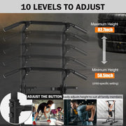 Adjustable Power Tower Pull-Up Rack Dip Station Free Standing Power Tower Station for Adults & Teens Home Office GYM