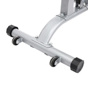 Multifunctional Fitness Rack Heavy Duty Steel Home Gym Strength Training Equipment 220LBS Load Foldable