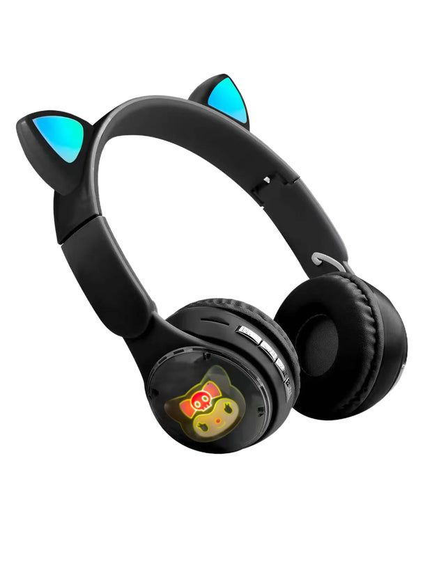 Headset Bluetooth headphones with vibrant RGB lighting effect, high battery life and low latency wireless Bluetooth headphones