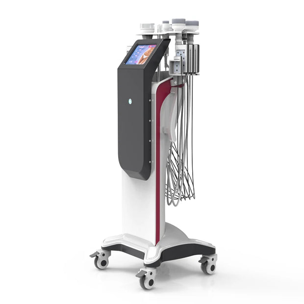 80K 7 in 1 Cavitation Vacuum Body Slimming Machine Cavitation Lipolaser Pads Fat Burning Cellulite Reduce Body Sculpting Machine