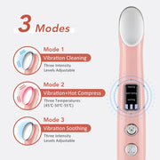 New Smart Eye Vibration Massage 3 Mode Hot Therapy for Eye Care Facial Relaxation Tool Portable Rechargeable Home Use Massager