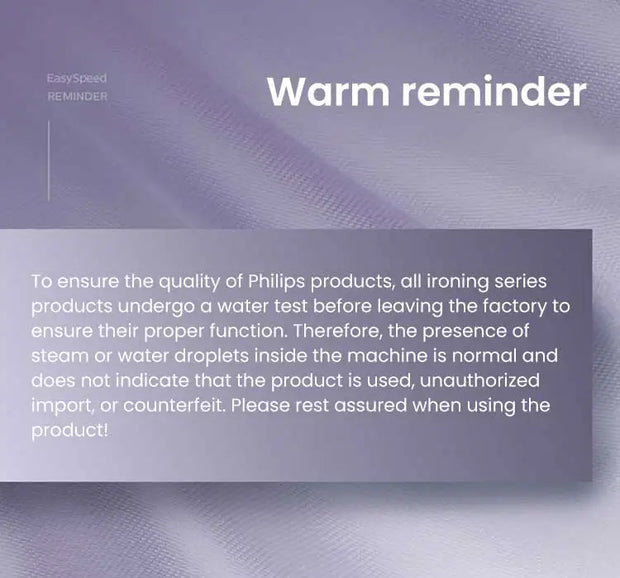 Philips Steam Iron GC1752/38 1700W 220V Iron Ceramic base plate The wire is 1.9 meters long 220ml capacity