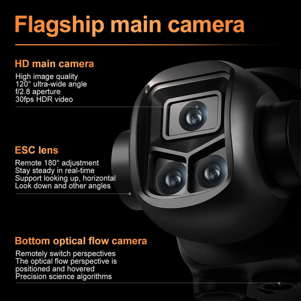 Xiaomi V988 Drone Professional 8K HD Dual Camera Remote control with large screen 5G WIFI FPV Foldable Quadcopter RC Dron Mijia