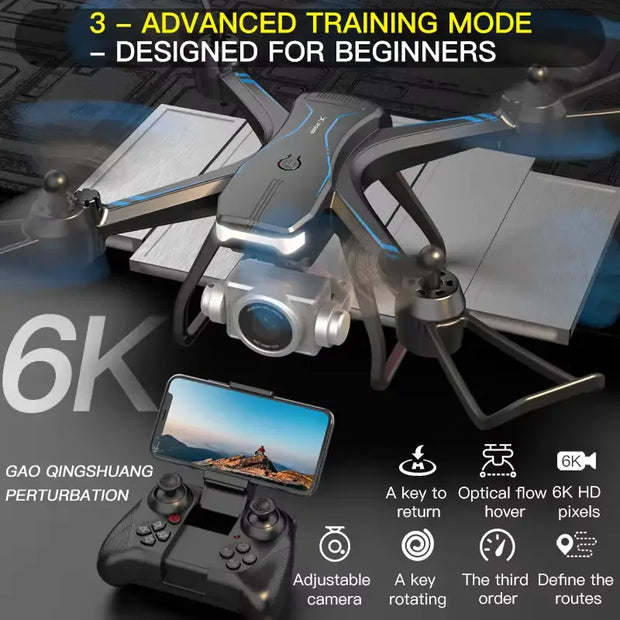 New V14 Drone 8K Profesional 1080P HD Dual Camera WiFi FPV Drones Height Keep RC Quadcopter Helicopter Dron Kids Toys Gift