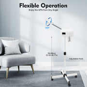 Professional Facial Steamer Machine on Wheels Standing Esthetician Steamer Facial Be Used for Skin Rejuvenation Steamer