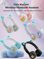 Headset Bluetooth headphones with vibrant RGB lighting effect, high battery life and low latency wireless Bluetooth headphones