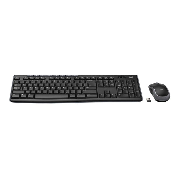 Logitech Wireless Keyboard and Mouse Combo for Windows, 2.4 GHz Wireless, Compact Mouse