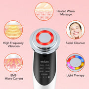 7 in 1 Face Lifting Device EMS Microcurrent Skin Rejuvenation Light Therapy Anti Aging Wrinkle Beauty Device Skincare Tools