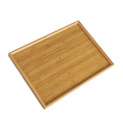 Bamboo Wooden Rectangular Serving Tray Tea Cup Trays Tableware Food Tray Storage Tray For Kitchen Party Tea Bar