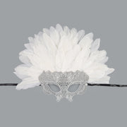 Most Popular Halloween Colorful Feather Mask Carnival Photography Cosplay Costume Perfect Cocktail Headpieces for Women Ladies