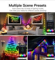 5M/10M/15M/20M RGBIC USB Sting Light Bluetooth APP DIY LED Fairy Lights Garland Decoration for Christmas Wedding Birthday Party