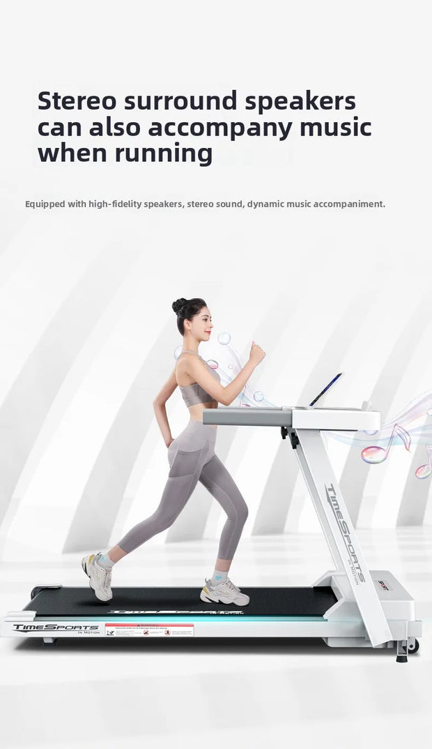 Electric treadmill household small female silent men's gym special family indoor shock absorption folding household model