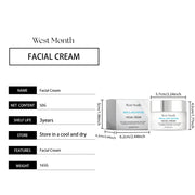 Tripeptide Lipid Facial Cream Ceramide Anti-Aging Tighten Sagging Skin Deeply Moisturize Efficient Nourishmen Coconut Acid 50g