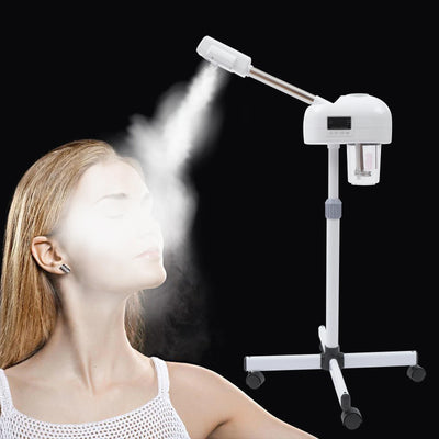 Professional Facial Steamer Machine on Wheels Standing Esthetician Steamer Facial Be Used for Skin Rejuvenation Steamer