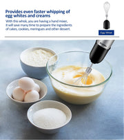 BioloMix 1200W 5-in-1 Immersion Hand Stick Blender Mixer Vegetable Meat Grinder 800ml Chopper Whisk 600ml Smoothie Cup