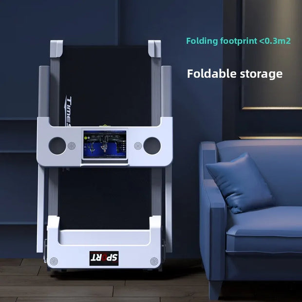 Electric treadmill household small female silent men's gym special family indoor shock absorption folding household model