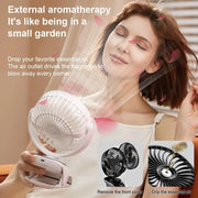 Small Desk Clip On Fan, Portable Personal USB Clip Fan For Home Office Travel Bed Stroller Camping Outdoor Golf Cart Fan