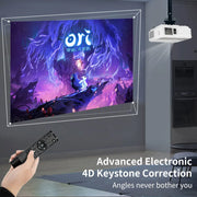 4K 10000 Lumens Android Beamer Projector Outdoors Full HD 1080P 8K Video Dolby Audio Home Theater WiFi Portable Proyector