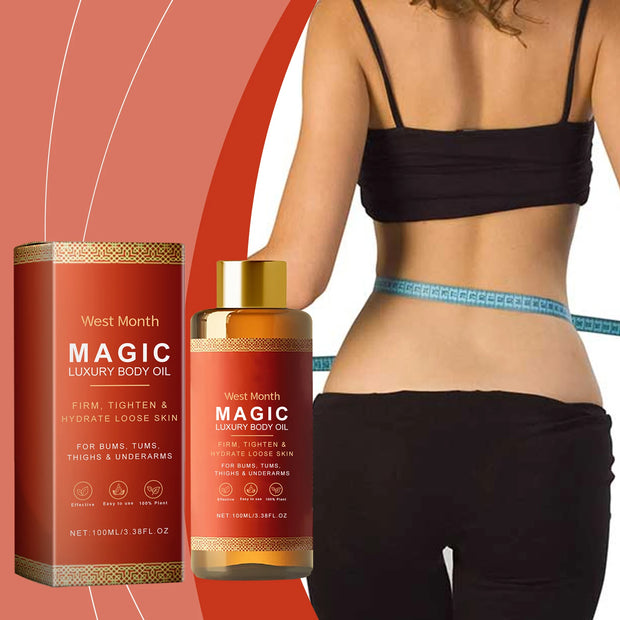 Body Firming Oil Deep Moisturizing Dry Skin Improve Sagging Skin Tightening Chest Thighs Nourishing Magic Luxury Body Care 100ml