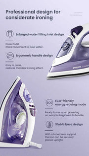 Philips Steam Iron GC1752/38 1700W 220V Iron Ceramic base plate The wire is 1.9 meters long 220ml capacity