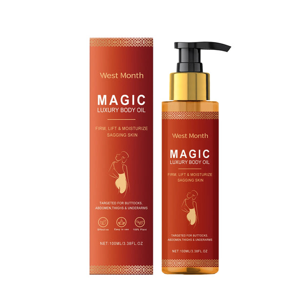 Body Firming Oil Deep Moisturizing Dry Skin Improve Sagging Skin Tightening Chest Thighs Nourishing Magic Luxury Body Care 100ml