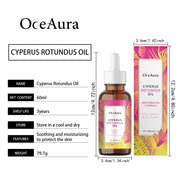 OCEAURA 60ml Hair Removal Relief Essential Oil for Armpit & Leg & Chest Gentle Formula Hydrates Cares Skin  Reduce Discomfort ﻿