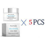 Tripeptide Lipid Facial Cream Ceramide Anti-Aging Tighten Sagging Skin Deeply Moisturize Efficient Nourishmen Coconut Acid 50g