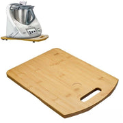 Wooden sliding tray for coffee machine, simple style, square shape, perfect for kitchen countertops.